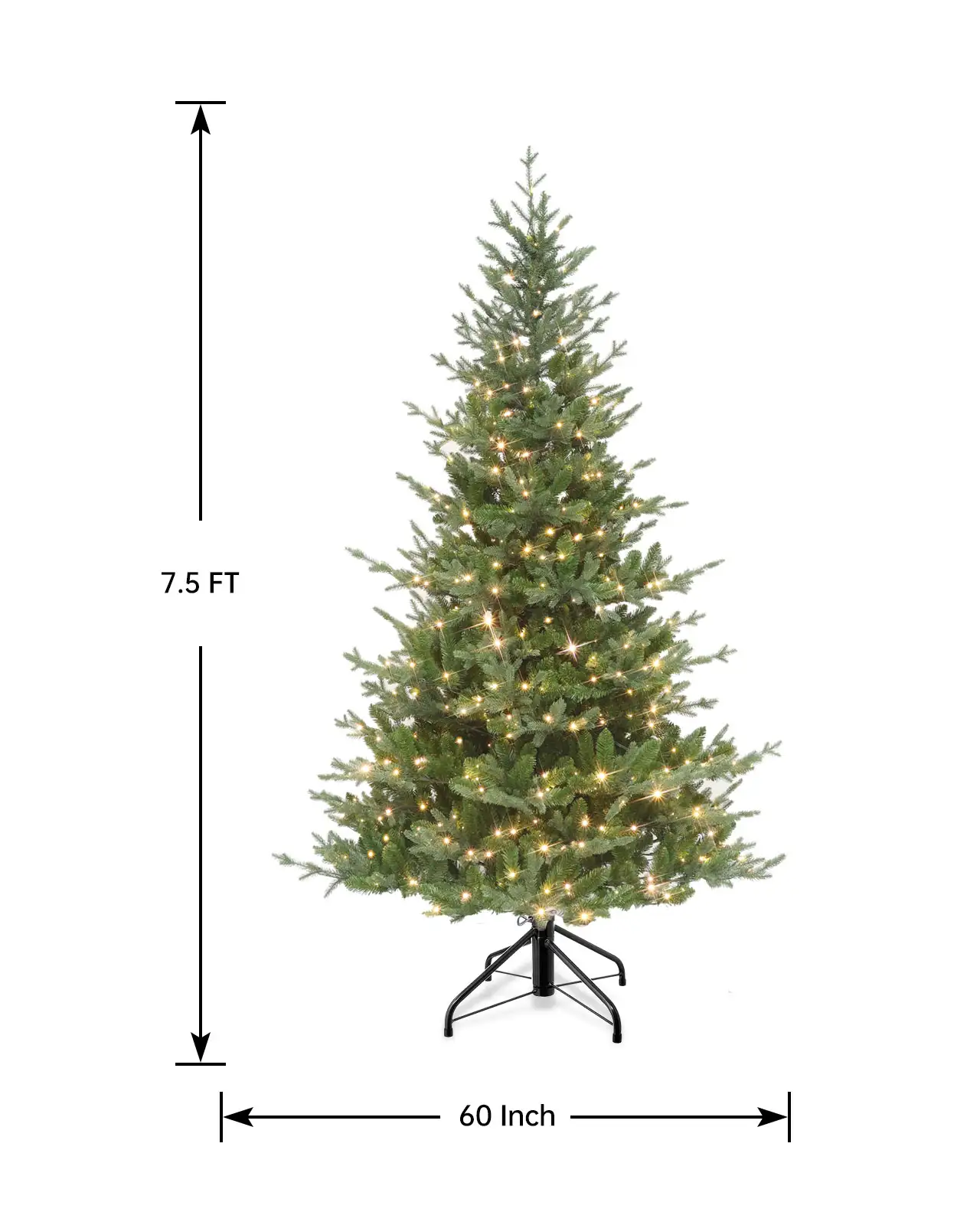 Pre-Lit Green Fir Tree