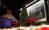 Bit early, isn't it? First Christmas tree is put up