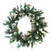 24 inch golden needle decoration wreath with led light