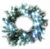 24 inch golden needle decoration wreath with led light