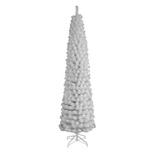 6.5ft pvc slim white tree