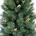 6ft golden needle tips pre-lit christmas tree