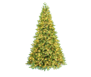 7.5ft classic pe pre-lit tree