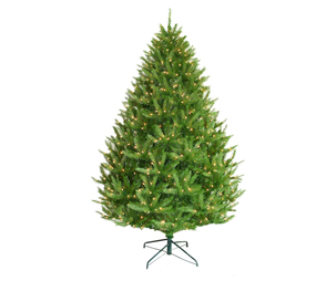 7.5ft pe pre-lit tree