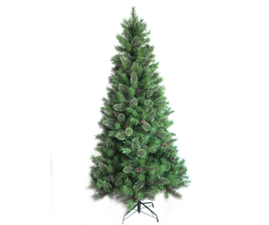 7ft cashmere needle mixed tips pre-lit tree