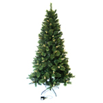 7ft golden needle tips pre-lit christmas tree