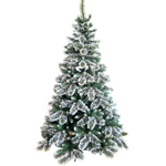 7ft snow tips pre-lit christmas tree