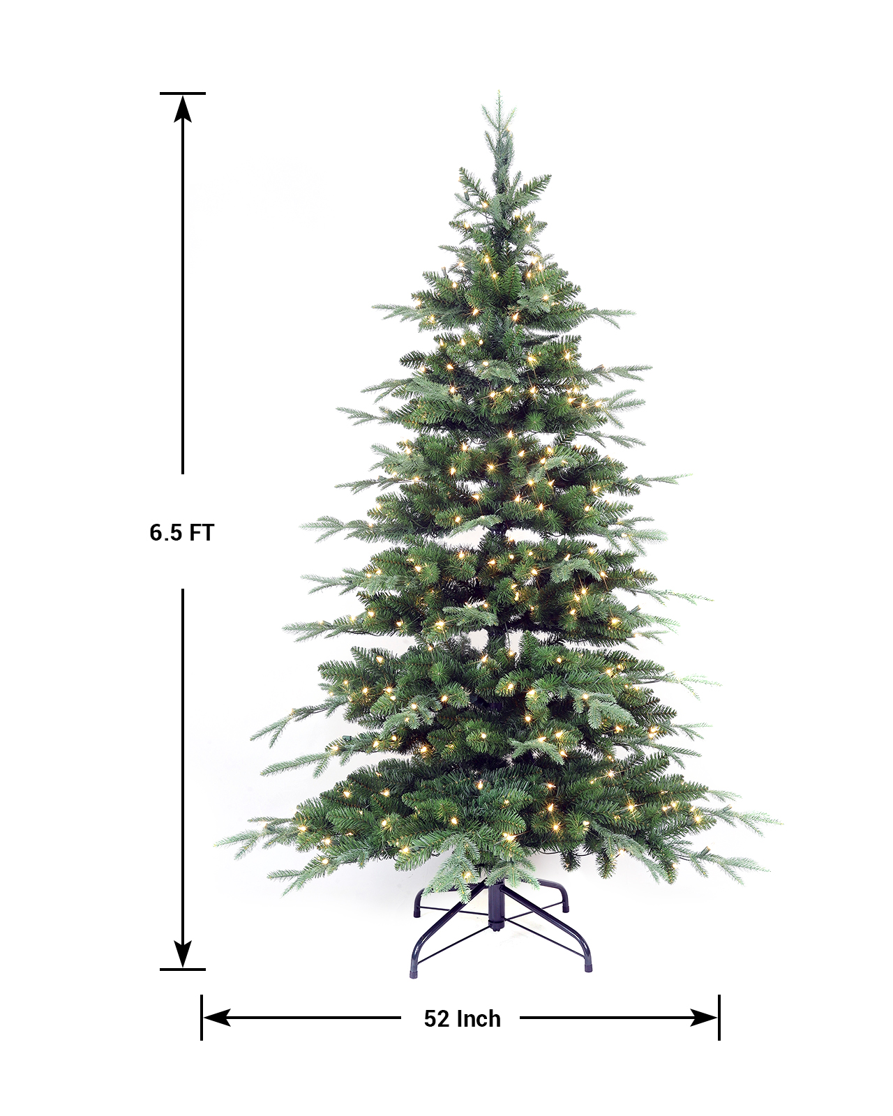 Pre-Lit Green Spruce Tree