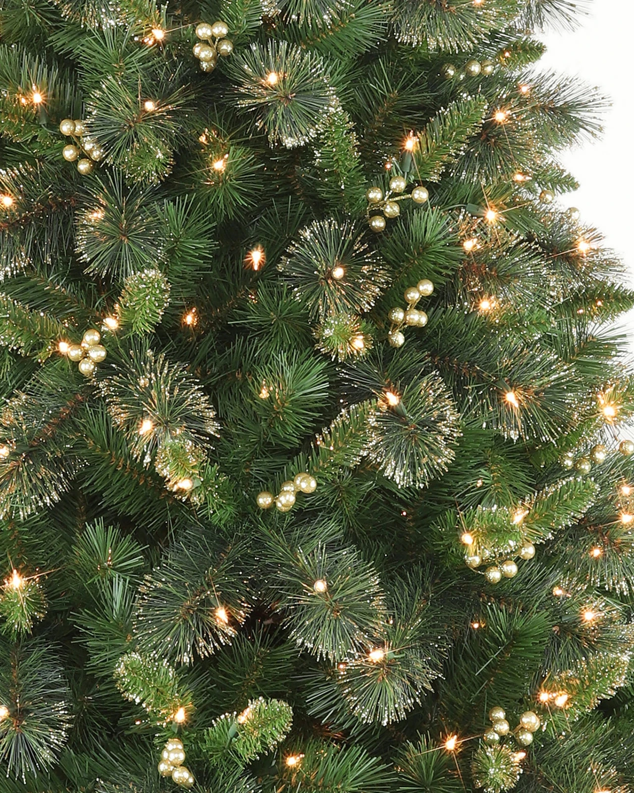Pre-Lit Green Pine Tree