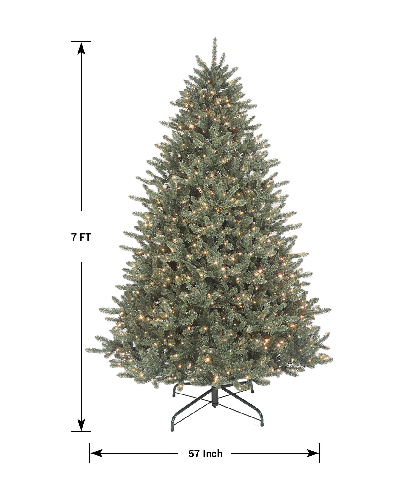Pre-Lit Blue Spruce
