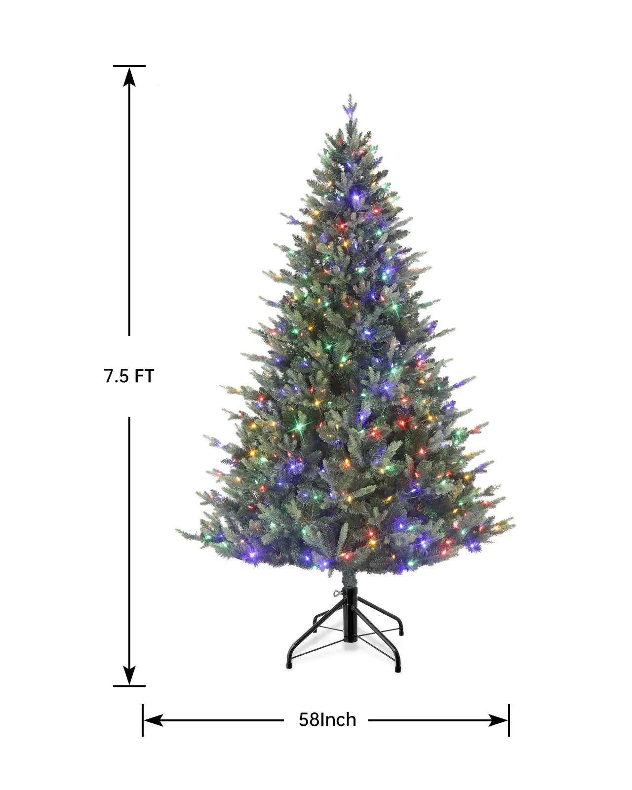 Pre-Lit Green Fir Tree
