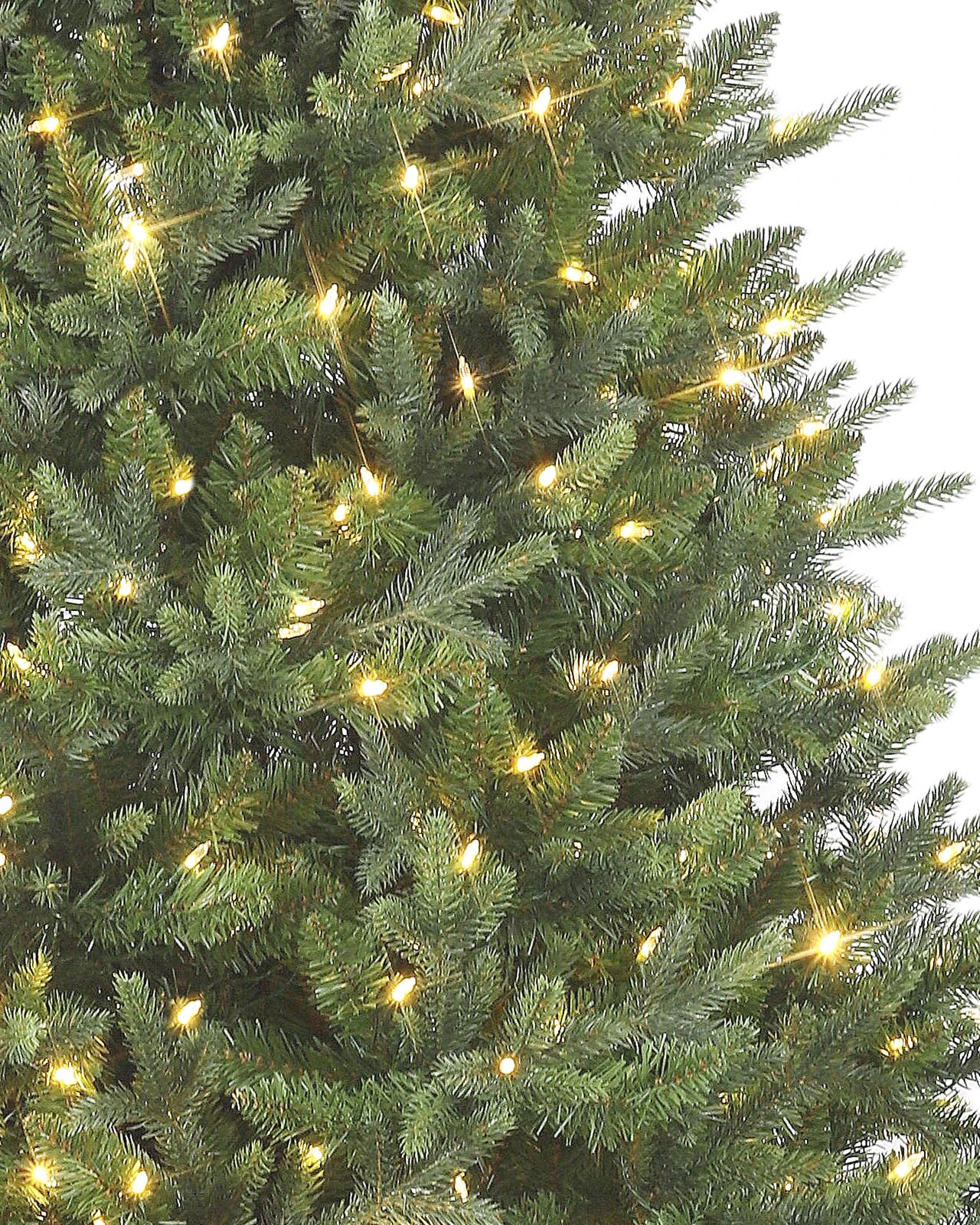 Pre-Lit Green Fir Tree w/ Power Pole