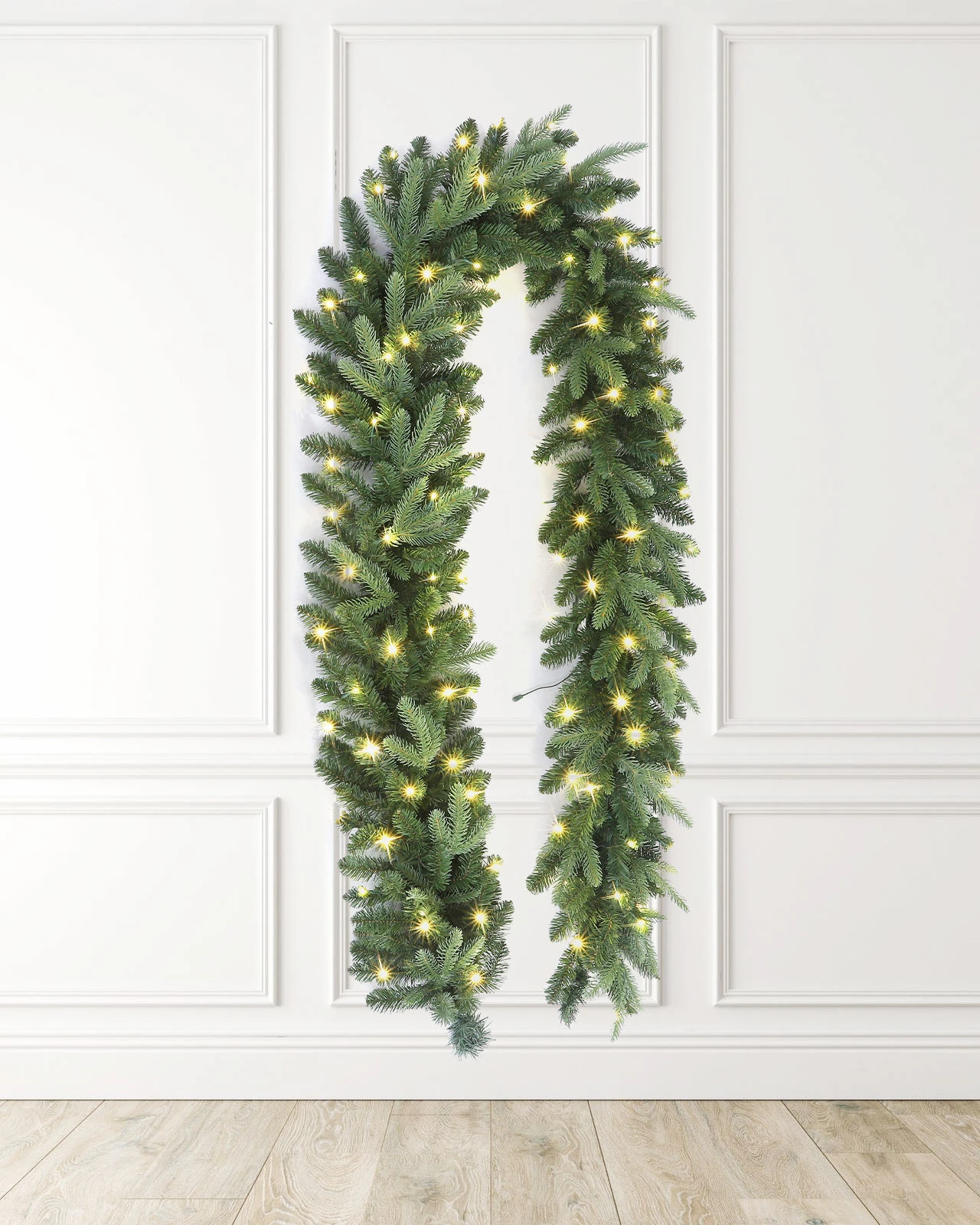 Pre-Lit Green garland