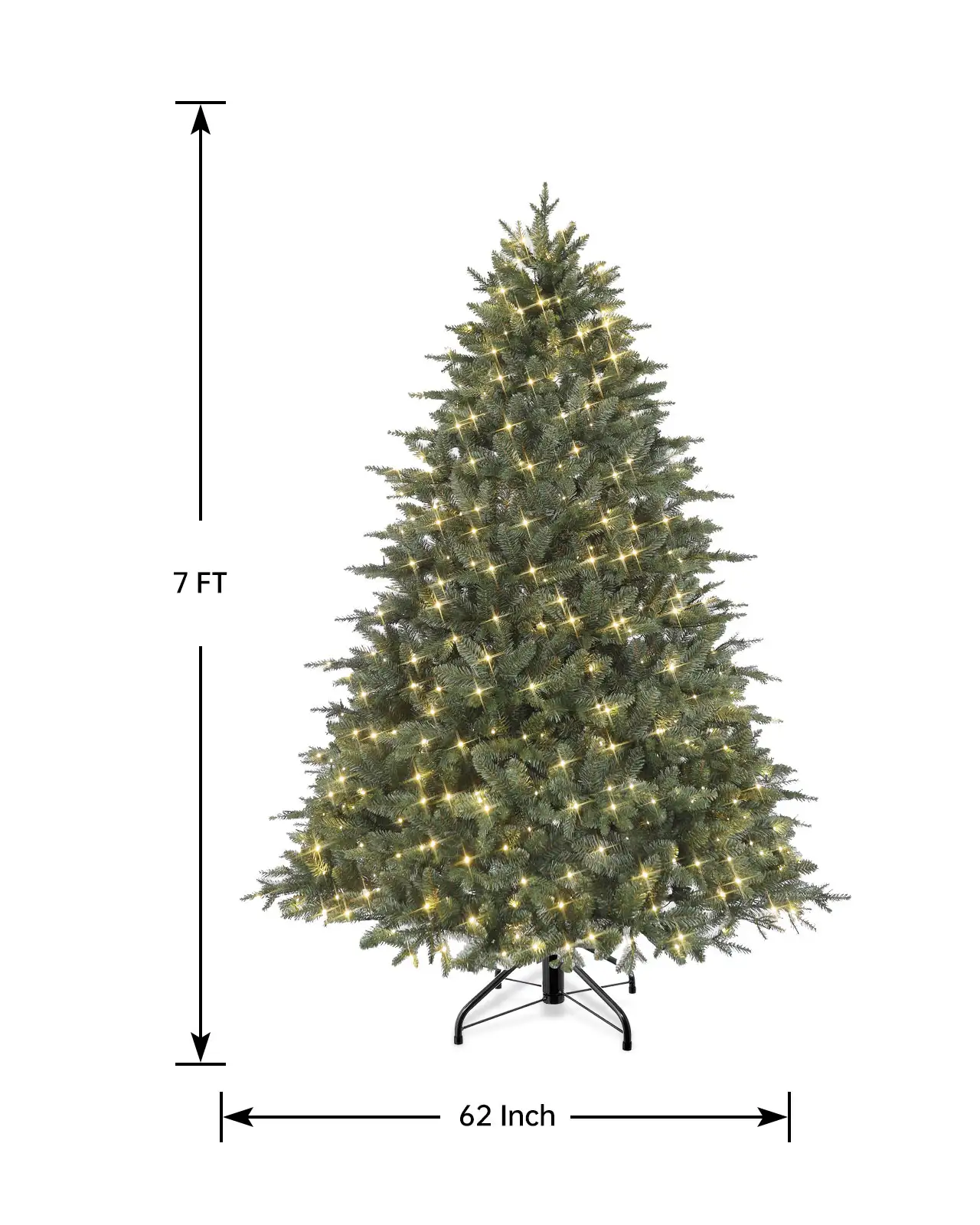 Pre-Lit Green Fir Tree