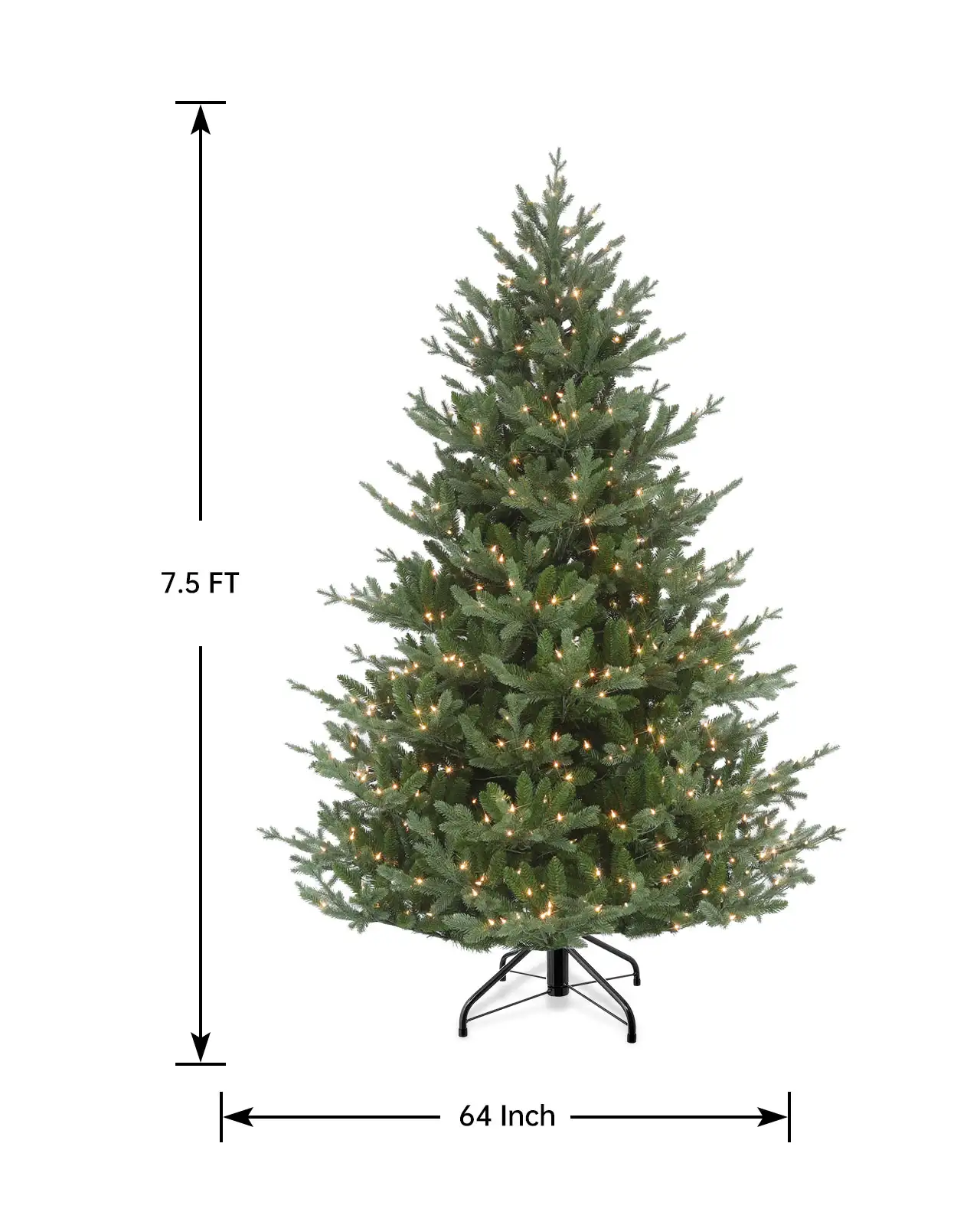 Pre-Lit Green Fir Tree