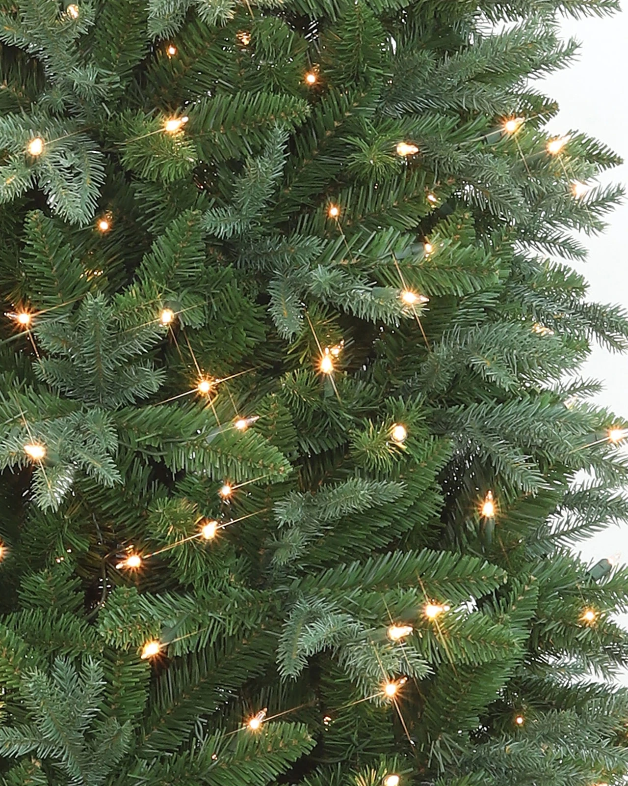 Pre-Lit Green Fir Power Pole Tree- Slim