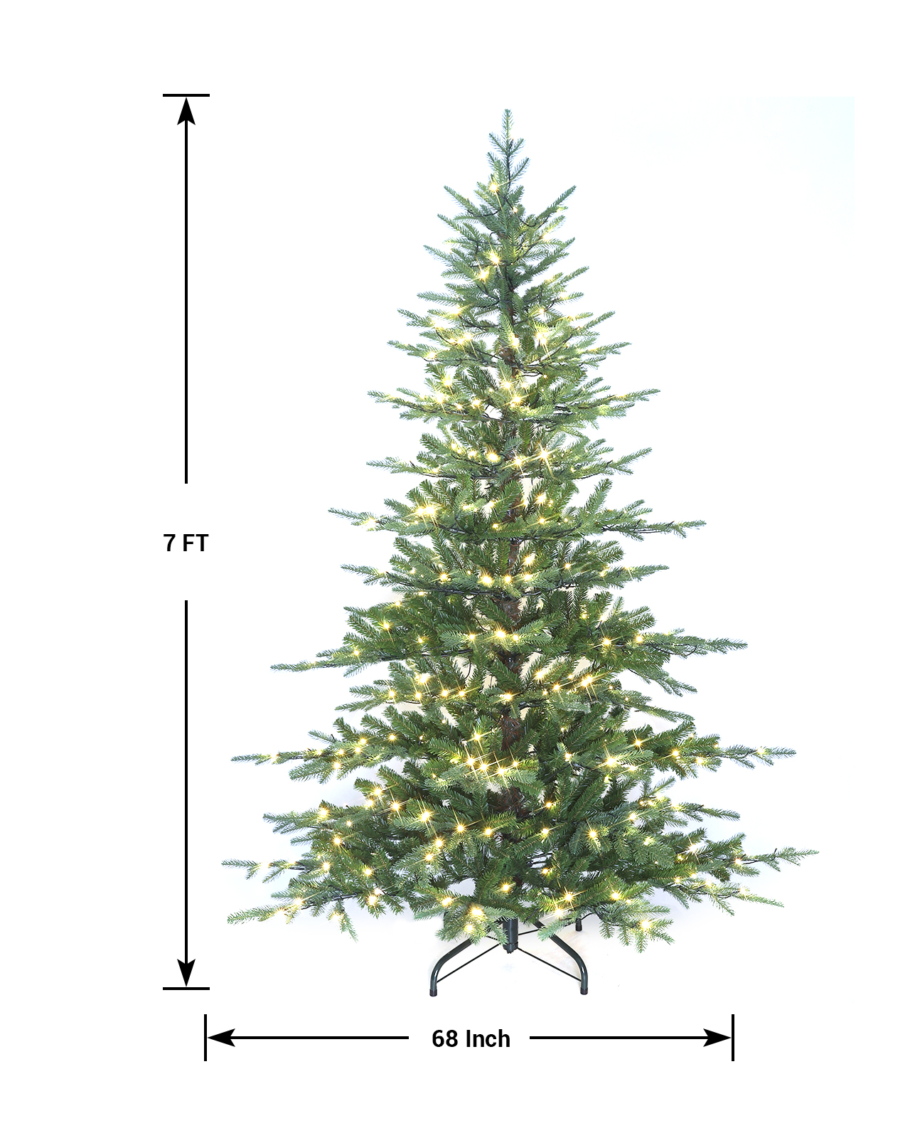 Pre-Lit Green Spruce Tree