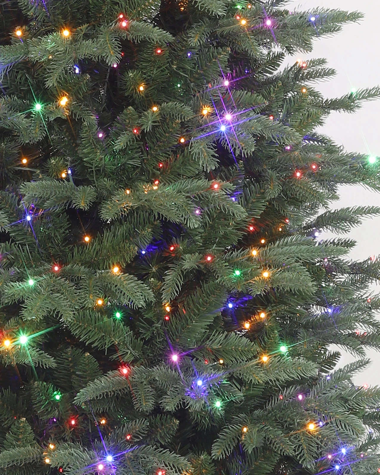 Pre-Lit Green Fir Power Pole Tree- Slim