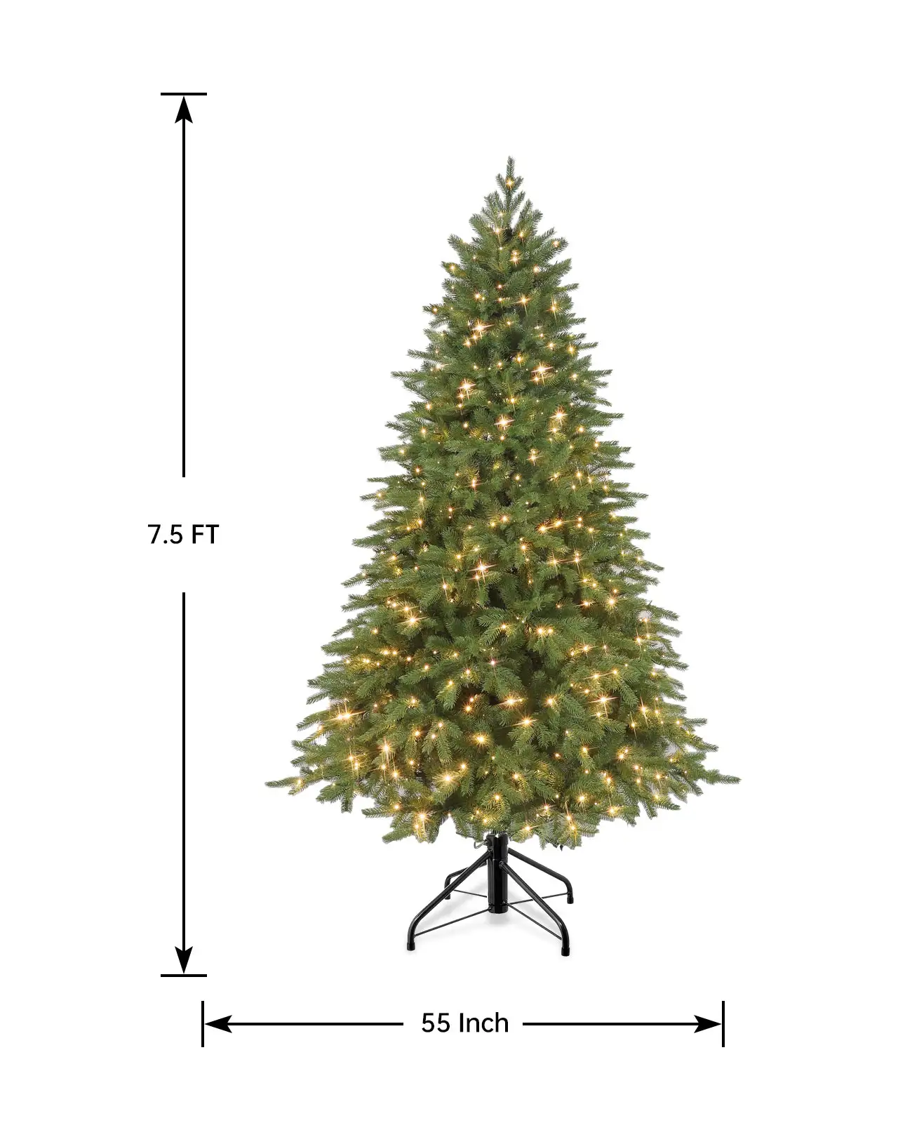 Pre-Lit Green Spruce Tree