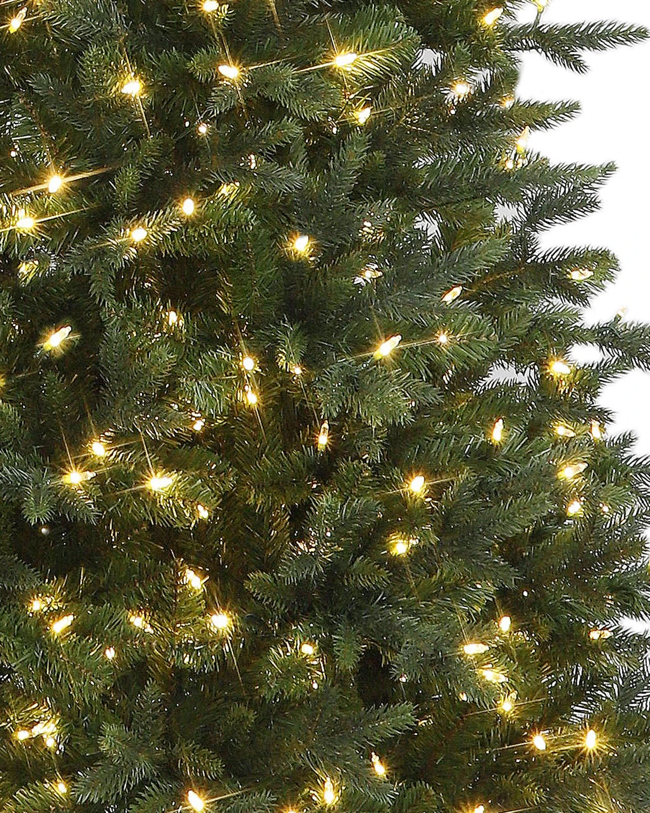 Pre-Lit Green Fir Power Pole Tree- Slim