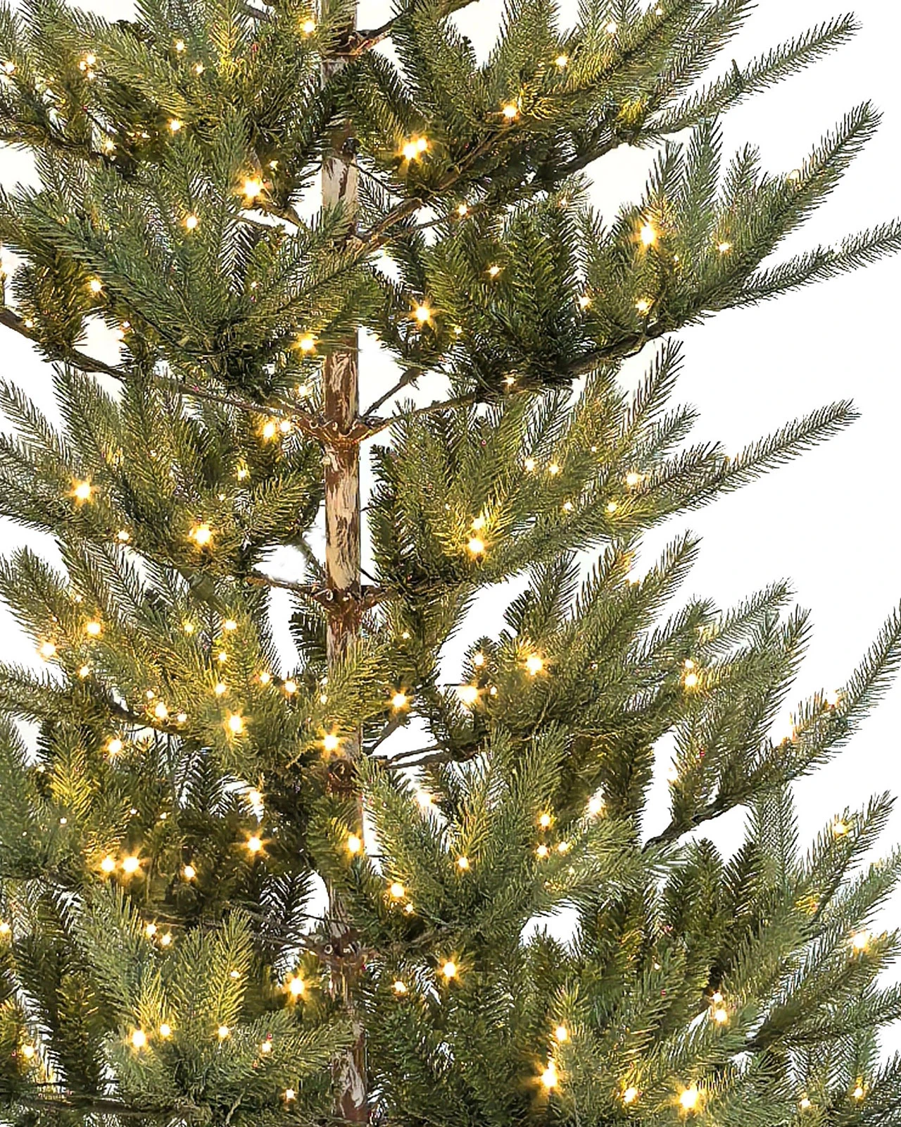 Pre-Lit Green Fir Tree w/ Power Pole