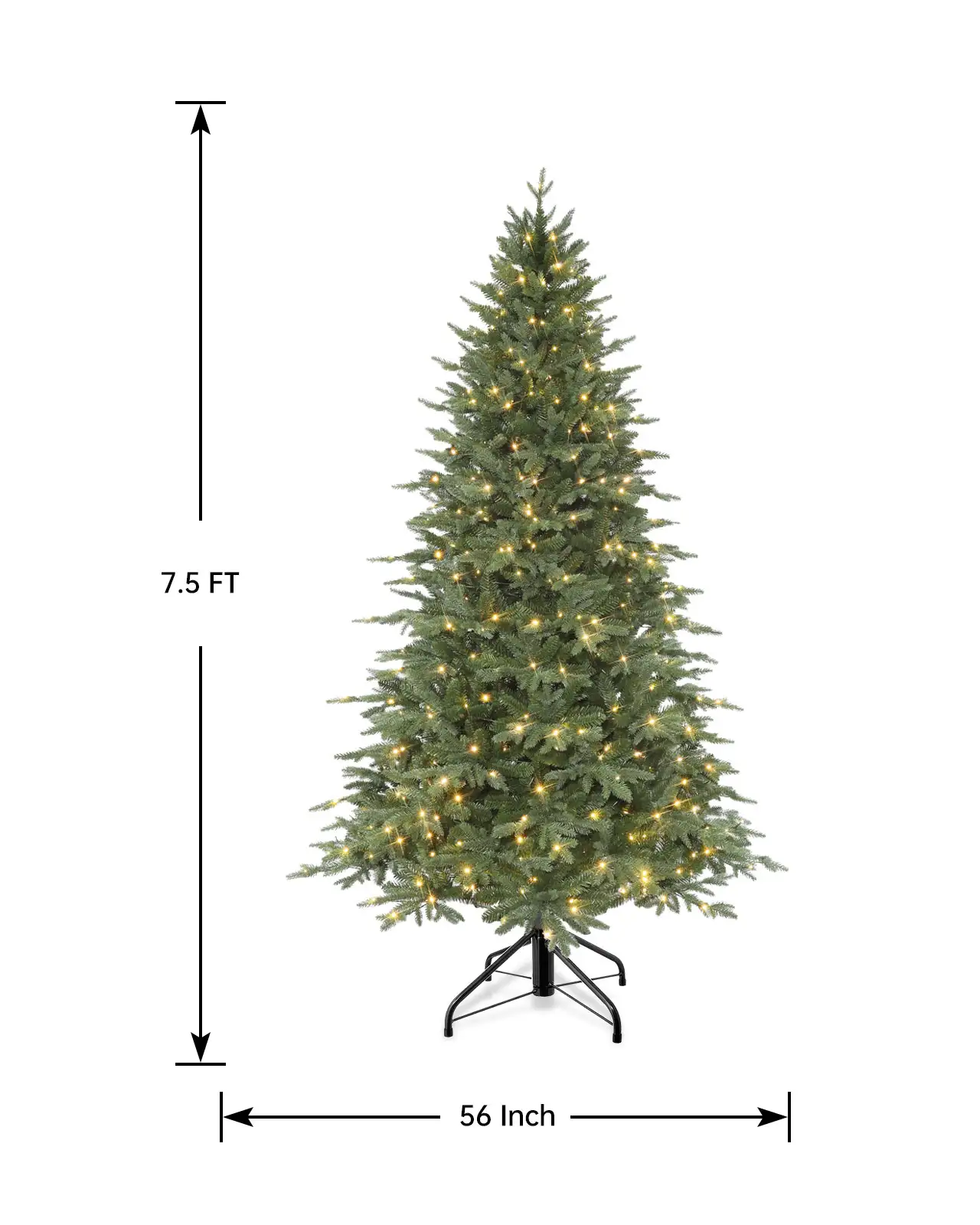Pre-Lit Green Fir Tree