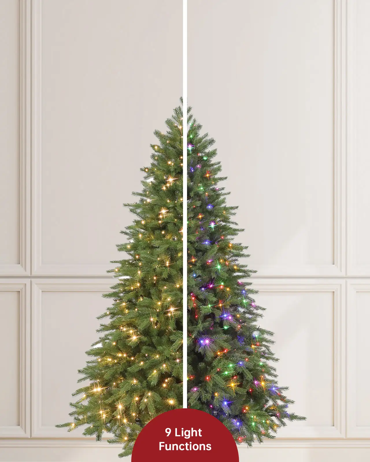 Pre-Lit Green Spruce Tree